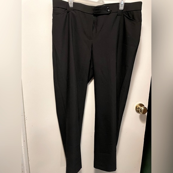 Addition Elle Women’s Black Dress Pants Size 16 Petite - Picture 1 of 4